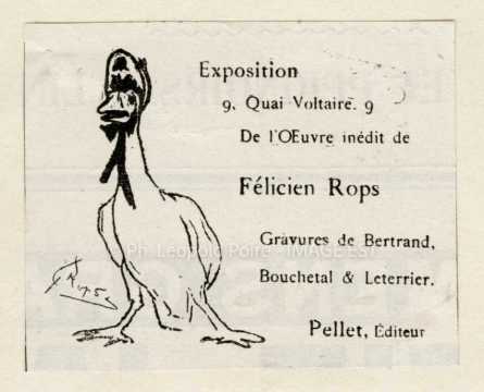 Exposition de Félicien Rops (Paris)